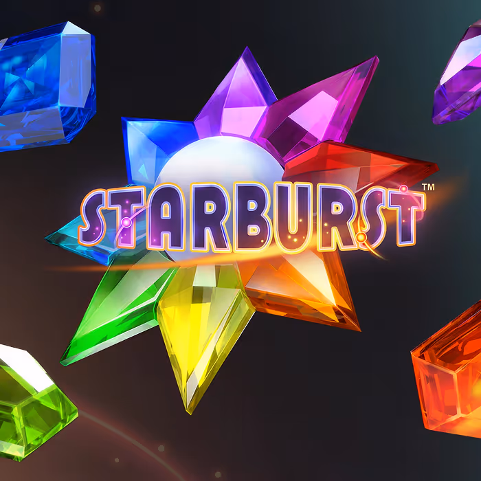 Starburst slot game featuring expanding wilds and cosmic theme