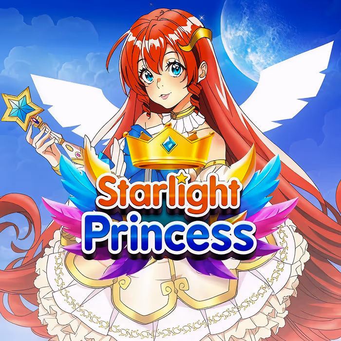 Starlight Princess slot with anime-style graphics and bonus features